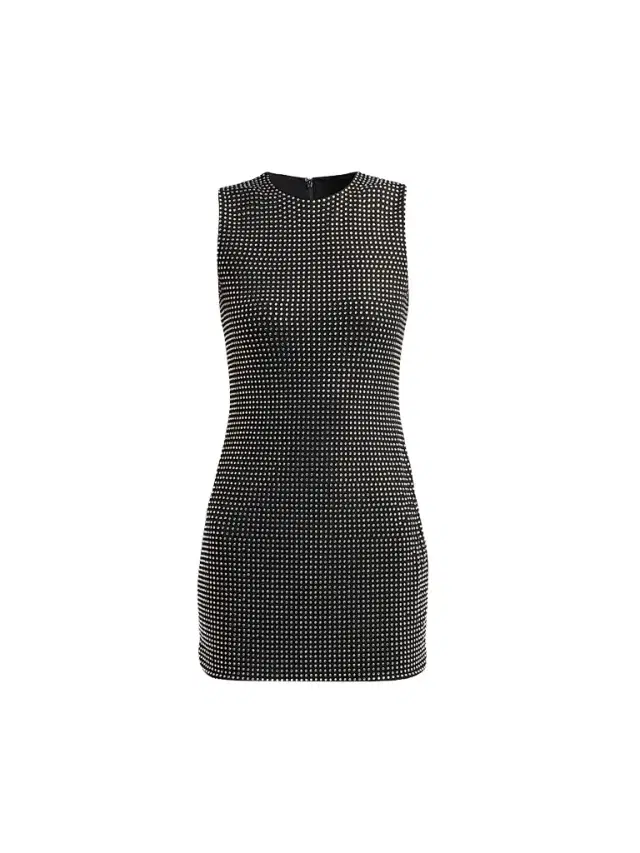 Alexander Wang Women's Hotfix Sleeveless Mini Dress