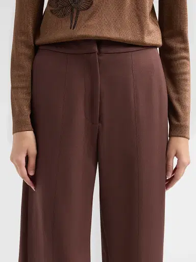 Misook Women's LuxeStretch Stretch-Cotton Wide-Leg Pants | Thumbnail 5 Misook Women's LuxeStretch Stretch-Cotton Wide-Leg Pants | Thumbnail 5