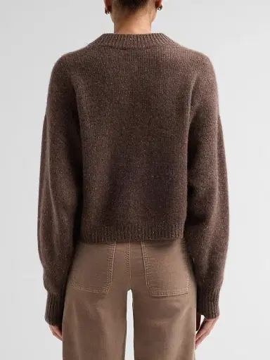 Frame Women's Flecked Wool-Cashmere Cardigan | Thumbnail 3