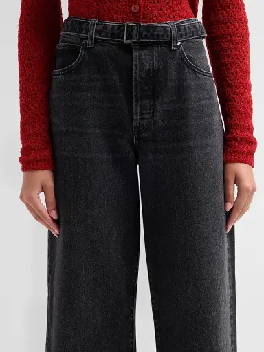 Frame Women's Belted Straight-Leg Jeans | Thumbnail 5 Frame Women's Belted Straight-Leg Jeans | Thumbnail 5