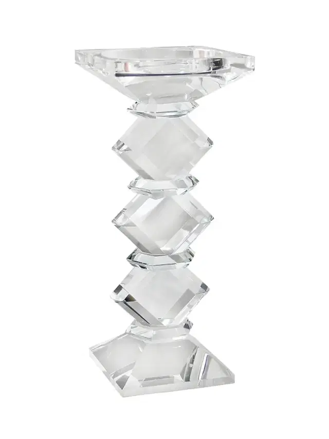 Winward Home Candle Sticks Crystal Candleholder