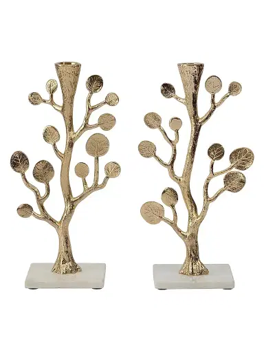 Michael Aram Botanical Leaf 2-Piece Candleholder Set | Thumbnail 1