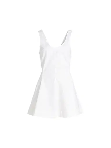 Brandon Maxwell Women's The Poppy Cotton Mini Dress | Thumbnail 1