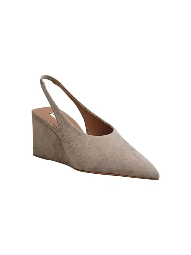 Alaïa Women's Cube 75MM Suede Slingbacks