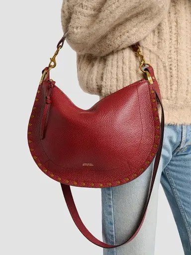 Isabel Marant Women's Oskan Studded Leather Shoulder Bag | Thumbnail 2 Isabel Marant Women's Oskan Studded Leather Shoulder Bag | Thumbnail 2