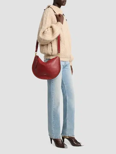 Isabel Marant Women's Oskan Studded Leather Shoulder Bag | Thumbnail 5 Isabel Marant Women's Oskan Studded Leather Shoulder Bag | Thumbnail 5