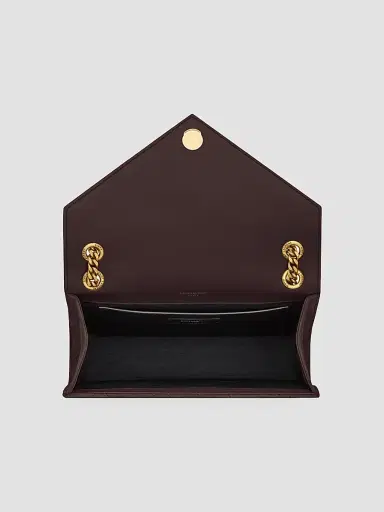 Saint Laurent Women's Envelope Medium Shoulder Bag in Suede | Thumbnail 4 Saint Laurent Women's Envelope Medium Shoulder Bag in Suede | Thumbnail 4