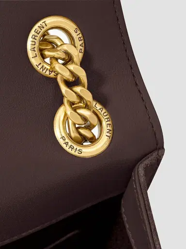 Saint Laurent Women's Envelope Medium Shoulder Bag in Suede | Thumbnail 7 Saint Laurent Women's Envelope Medium Shoulder Bag in Suede | Thumbnail 7