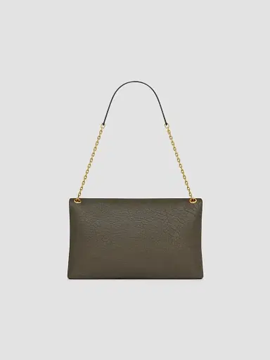 Saint Laurent Women's Cassandre Large Pouch on Chain in Lambskin | Thumbnail 4 Saint Laurent Women's Cassandre Large Pouch on Chain in Lambskin | Thumbnail 4