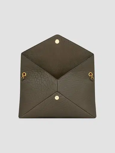 Saint Laurent Women's Cassandre Large Pouch on Chain in Lambskin | Thumbnail 5 Saint Laurent Women's Cassandre Large Pouch on Chain in Lambskin | Thumbnail 5