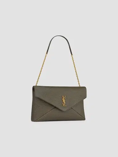 Saint Laurent Women's Cassandre Large Pouch on Chain in Lambskin | Thumbnail 6 Saint Laurent Women's Cassandre Large Pouch on Chain in Lambskin | Thumbnail 6
