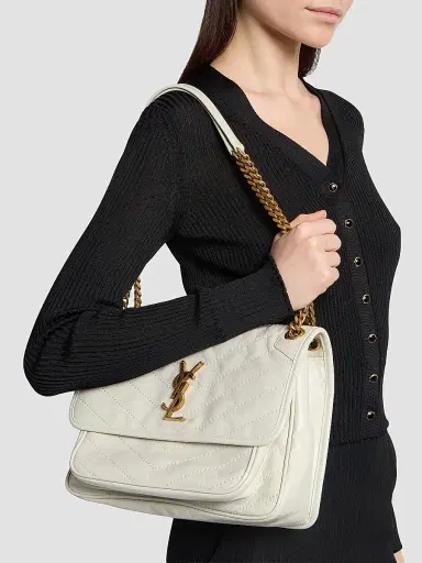 Saint Laurent Women's Niki Medium Shoulder Bag in Vintage Leather | Thumbnail 2 Saint Laurent Women's Niki Medium Shoulder Bag in Vintage Leather | Thumbnail 2