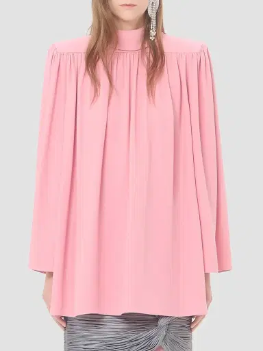 Valentino Garavani Women's Cady Couture Pleated Top | Thumbnail 3 Valentino Garavani Women's Cady Couture Pleated Top | Thumbnail 3