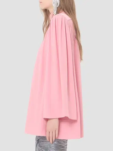 Valentino Garavani Women's Cady Couture Pleated Top | Thumbnail 4 Valentino Garavani Women's Cady Couture Pleated Top | Thumbnail 4