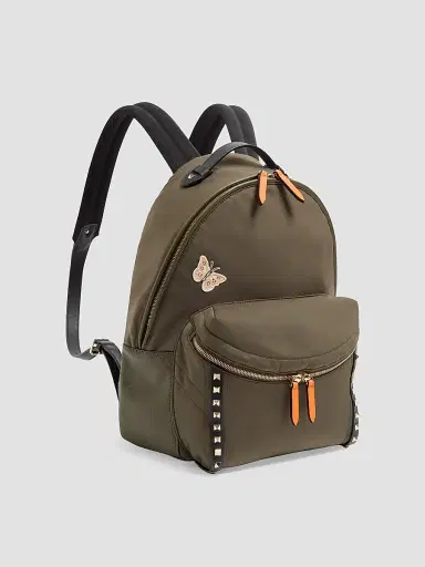 Valentino Garavani Men's Rockstud Backpack in Technical Fabric | Thumbnail 2 Valentino Garavani Men's Rockstud Backpack in Technical Fabric | Thumbnail 2