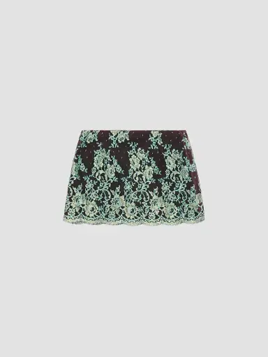 Valentino Garavani Women's Short Lace Skirt | Thumbnail 2 Valentino Garavani Women's Short Lace Skirt | Thumbnail 2