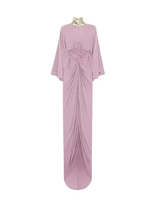 Valentino Garavani Women's Long Dress in Embroidered Jersey Crepe
