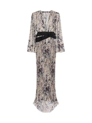Valentino Garavani Women's Long Dress with Pleats | Thumbnail 1