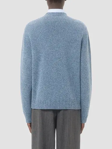 Valentino Garavani Men's Wool Sweater with Embroidered Butterfly Patch | Thumbnail 5 Valentino Garavani Men's Wool Sweater with Embroidered Butterfly Patch | Thumbnail 5