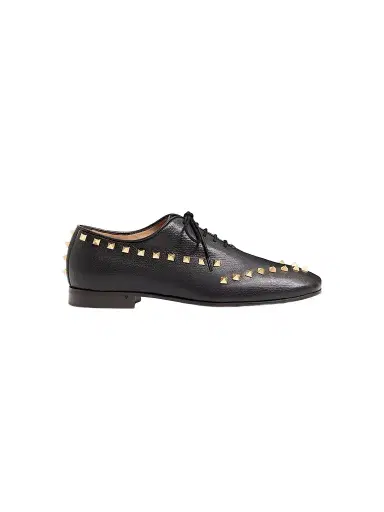 Valentino Garavani Men's Derby Rockstud in Kidskin | Thumbnail 1 Valentino Garavani Men's Derby Rockstud in Kidskin | Thumbnail 1