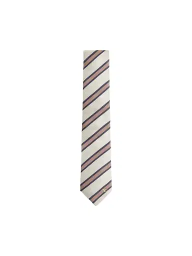 Valentino Garavani Men's Jacquard Regimental Silk Tie | Thumbnail 1 Valentino Garavani Men's Jacquard Regimental Silk Tie | Thumbnail 1
