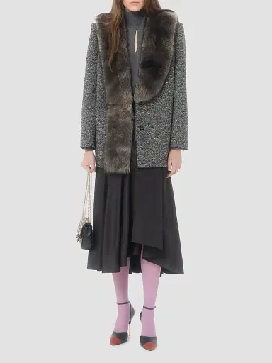 Valentino Garavani Women's Wool Sweater with Scarf | Thumbnail 2