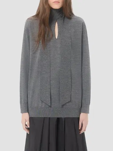 Valentino Garavani Women's Wool Sweater with Scarf | Thumbnail 3