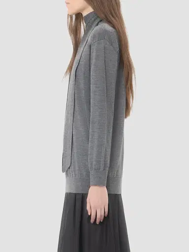 Valentino Garavani Women's Wool Sweater with Scarf | Thumbnail 4