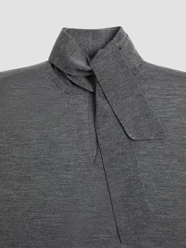 Valentino Garavani Women's Wool Sweater with Scarf | Thumbnail 7