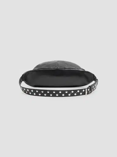 Valentino Garavani Men's Jean Waist Bag in Patchwork Nappa Leather with Chevron Pattern | Thumbnail 2 Valentino Garavani Men's Jean Waist Bag in Patchwork Nappa Leather with Chevron Pattern | Thumbnail 2