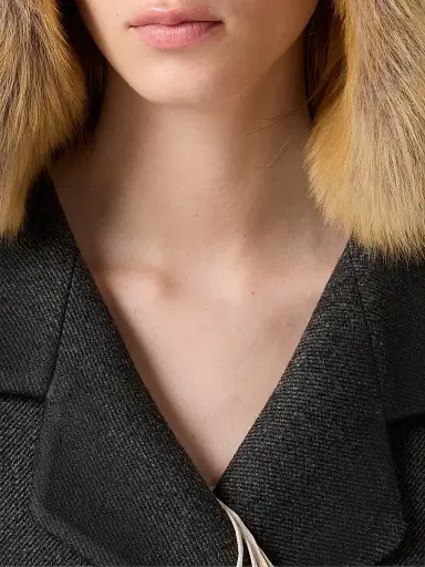 Miu Miu Women's Double-Breasted Double Wool Jacket | Thumbnail 7 Miu Miu Women's Double-Breasted Double Wool Jacket | Thumbnail 7