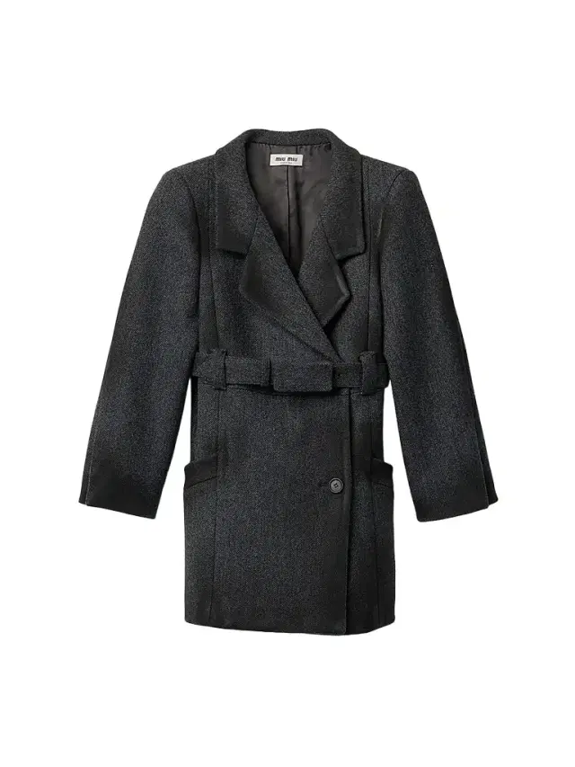 Miu Miu Women's Double-Breasted Double Wool Jacket