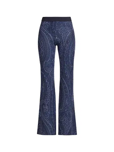 Etro Women's Paisley Knit Trousers | Thumbnail 1