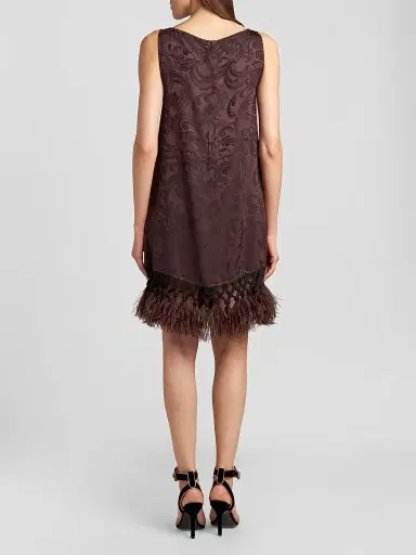 Etro Women's Paisley Tassel Mini Dress | Thumbnail 3 Etro Women's Paisley Tassel Mini Dress | Thumbnail 3