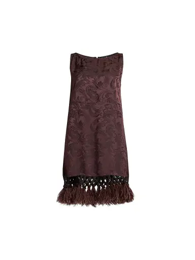 Etro Women's Paisley Tassel Mini Dress | Thumbnail 1 Etro Women's Paisley Tassel Mini Dress | Thumbnail 1