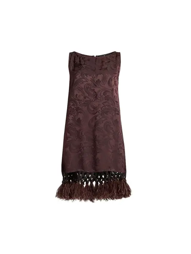 Etro Women's Paisley Tassel Mini Dress
