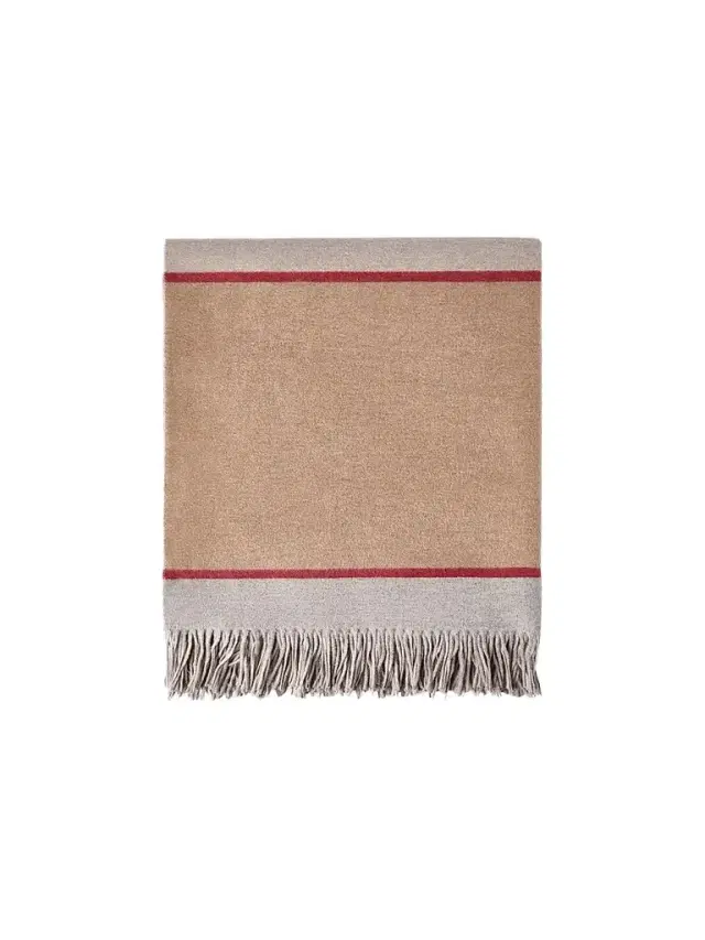 Brunello Cucinelli Silk Color Block Throw