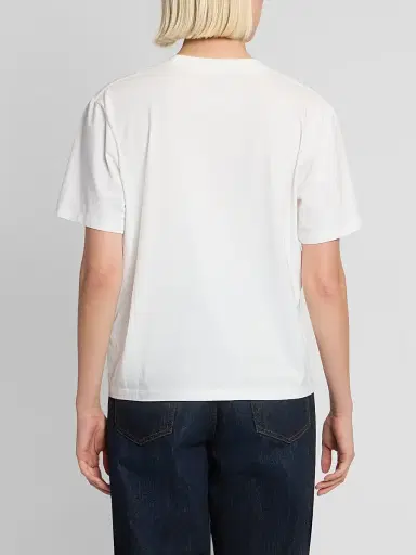 MM6 Maison Martin Margiela Women's Boxy Cotton T-Shirt | Thumbnail 3 MM6 Maison Martin Margiela Women's Boxy Cotton T-Shirt | Thumbnail 3