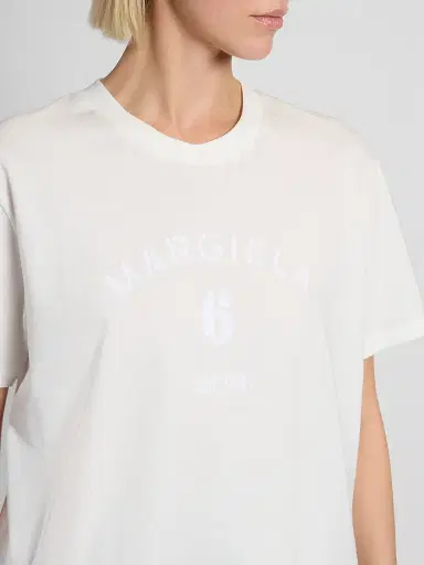 MM6 Maison Martin Margiela Women's Boxy Cotton T-Shirt | Thumbnail 5 MM6 Maison Martin Margiela Women's Boxy Cotton T-Shirt | Thumbnail 5