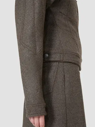 Max Mara Women's Felted Wool Trucker Jacket | Thumbnail 5