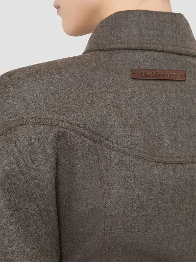 Max Mara Women's Felted Wool Trucker Jacket | Thumbnail 7