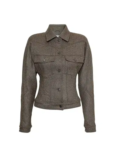 Max Mara Women's Felted Wool Trucker Jacket | Thumbnail 1