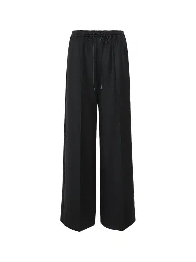 Max Mara Women's Wool Flannel Wide Leg Trousers | Thumbnail 1 Max Mara Women's Wool Flannel Wide Leg Trousers | Thumbnail 1