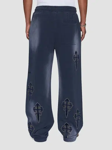 Ksubi Men's Kaliba Cotton Wide-Leg Track Pants | Thumbnail 2
