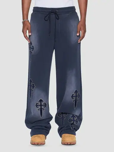 Ksubi Men's Kaliba Cotton Wide-Leg Track Pants | Thumbnail 3