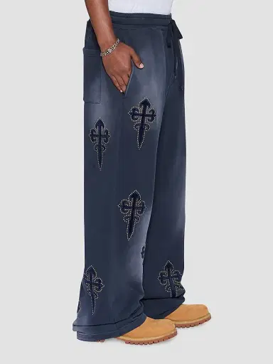 Ksubi Men's Kaliba Cotton Wide-Leg Track Pants | Thumbnail 5
