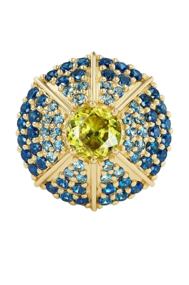 MEREDITH YOUNG Sapphire Mossy Way Ring