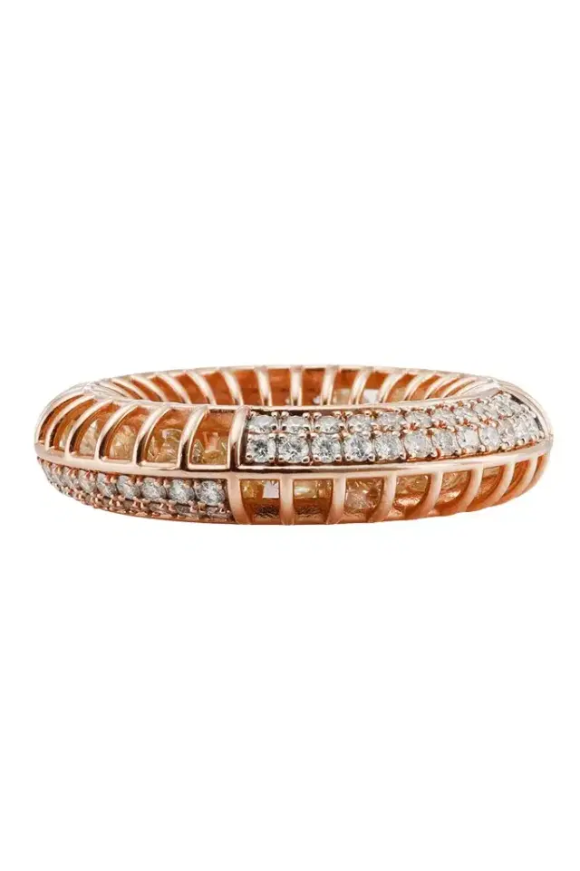 SARA KATHERINE JACOBSON Diamond Round N Round Ring