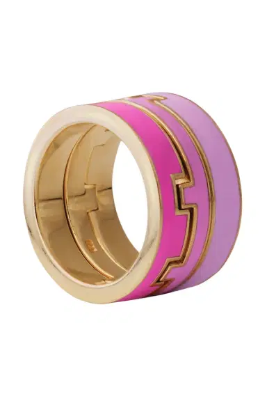 SARA KATHERINE JACOBSON Pink Tetris Trio Ring | Thumbnail 5 SARA KATHERINE JACOBSON Pink Tetris Trio Ring | Thumbnail 5