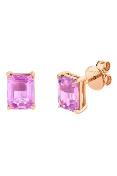SHAY JEWELRY Pink Sapphire Stud Earrings | Thumbnail 1